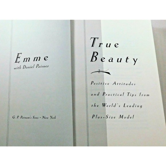 True Beauty Positive Attitudes Practical Tips for Women of Size by Emme HBDJ - Picture 4 of 6